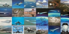 21 Classic Post Cards Plus 1 A5 Signed Large Post Card 