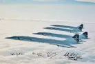 Four Concordes 1985 Signed by 4 Concorde Pilots